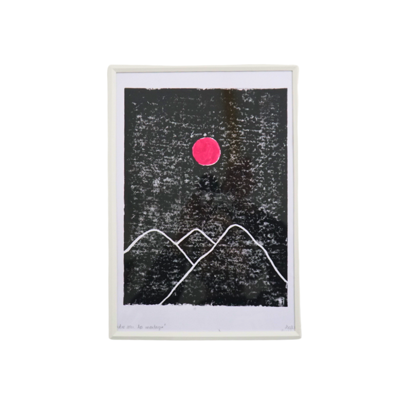 Astre sur le Montagne  Rouge